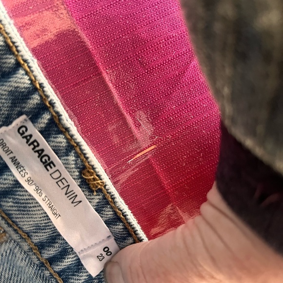 Garage Light Blue Ripped Relaxed Jeans - Picture 4 of 4